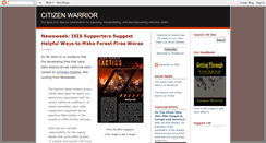 Desktop Screenshot of citizenwarrior.com